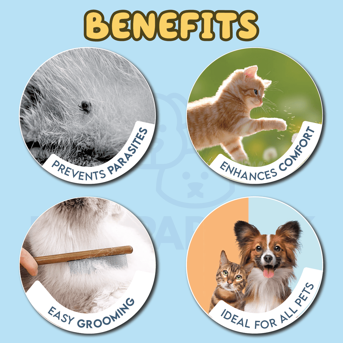 Tick Flea Comb for Cats & Dogs - Image 3