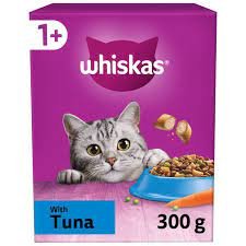 WHISKAS Dry Cat Food Tuna 1+ Year