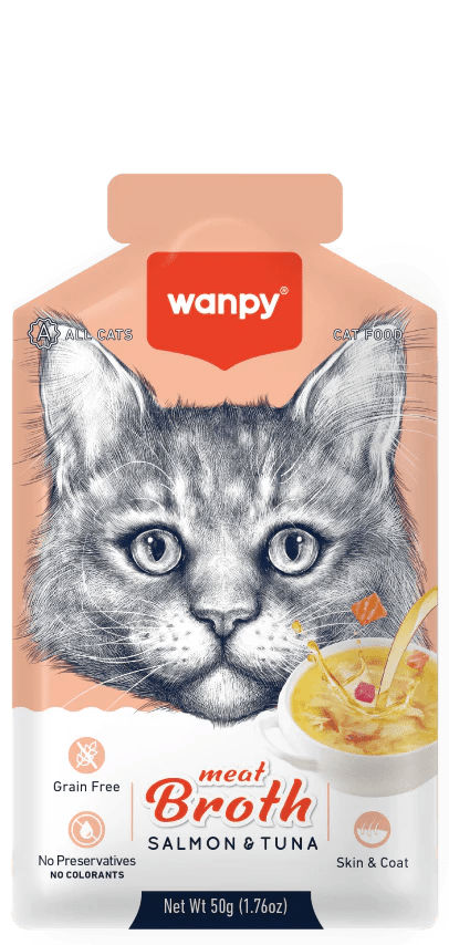Wanpy Meat Broth Soup for Cats - 50Grams
