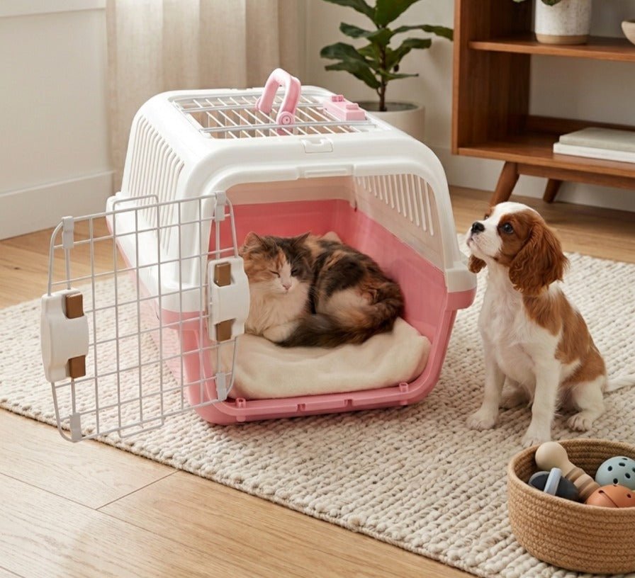 PawFlex Dual-Entry Pet Carrier With Food Bowl