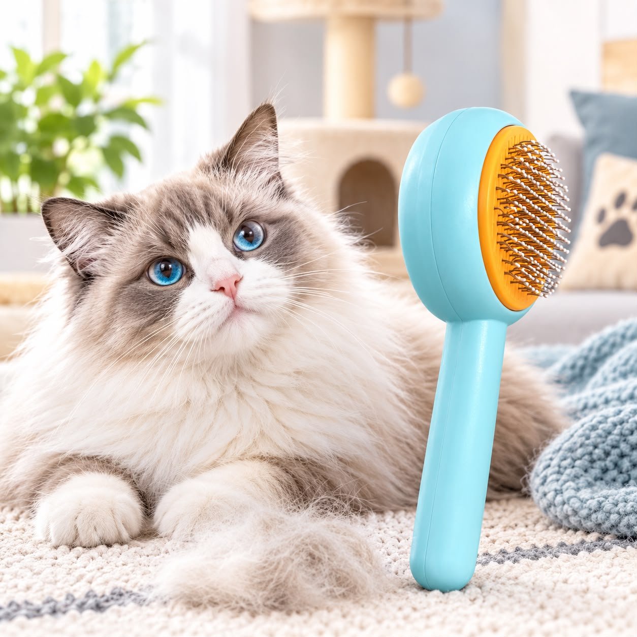 Clean Coat Pet Grooming Brush - Image 3