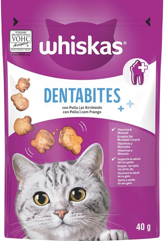 Whiskas Dentabites Cat Dental Treats 40G