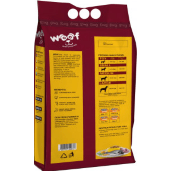 Woof Adult Dog Food – 3 KG - Image 2